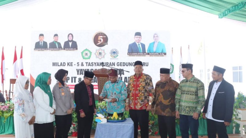 Sejalan Dengan Visi Mantab, Bupati Sergai Resmikan Gedung Baru SMP-SMA IT Dewani Akbar