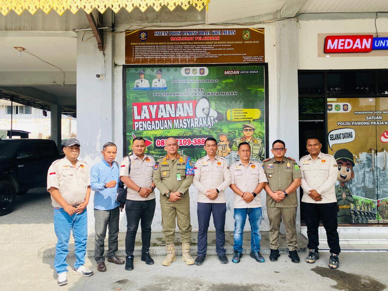 Satpol PP dan MAI Medan Bersinergi, Fokus Awasi Pelanggaran Perda dan Pemberdayaan UMKM