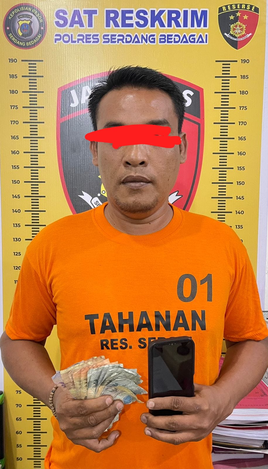 Sat Reskrim Polres Sergai Bongkar Judi Togel Hongkong di Warung Kopi, Satu Jurtul Diamankan