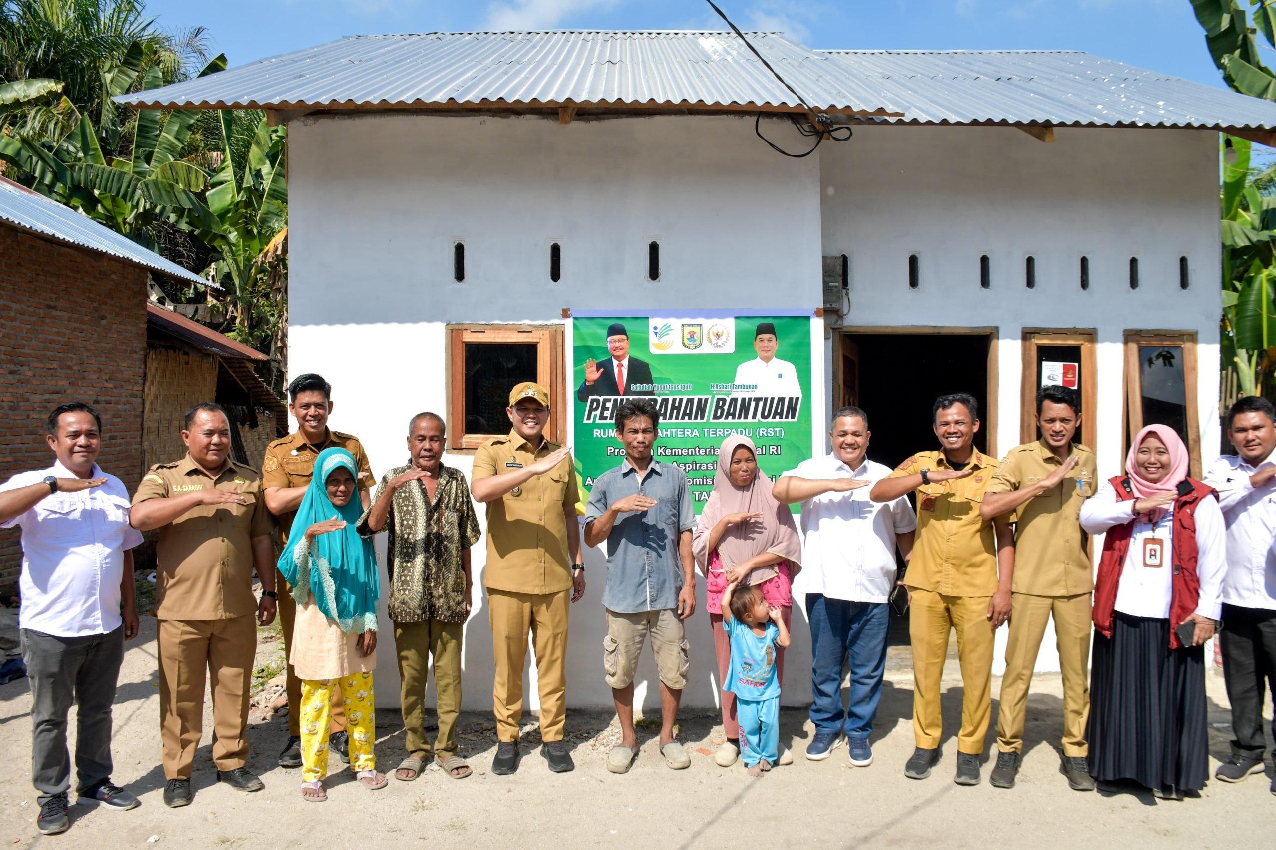 Pemkab Sergai Apresiasi Kemensos dan Ashari Tambunan Berikan Bantuan RST