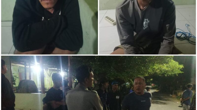 Polsek Siantar Martoba Amankan Dua Pemuda Diduga Pelaku Pencurian