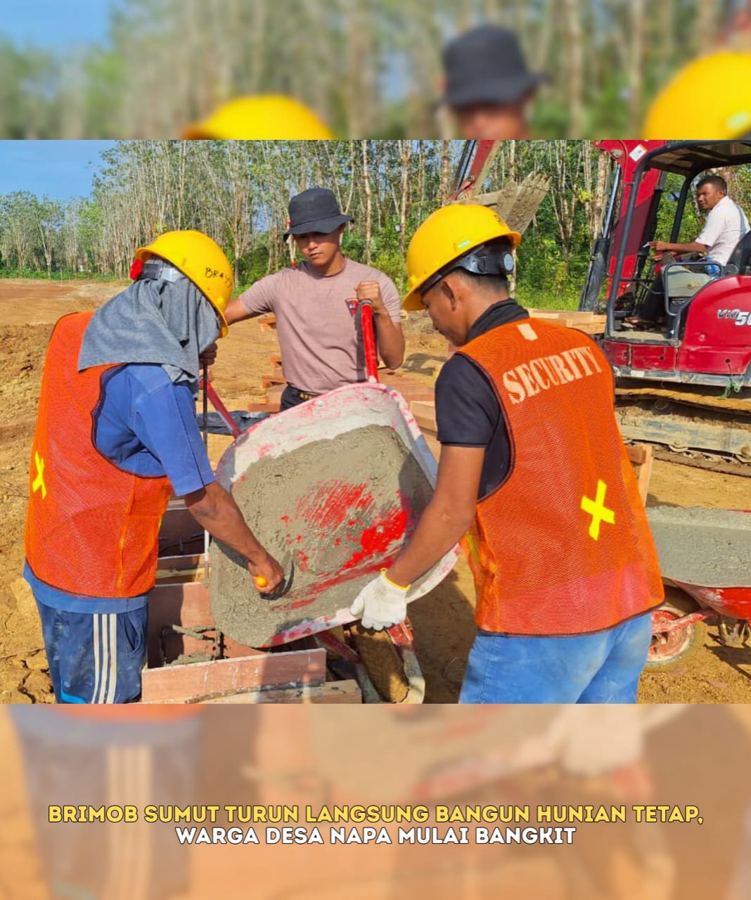 Pembangunan Hunian Tetap oleh Brimob Sumut Dorong Kebangkitan Warga Desa Napa