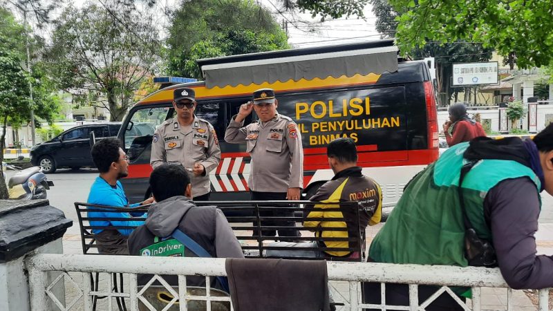Ciptakan dan Beri Rasa Aman, Sat Binmas Polres Pematangsiantar Laksanakan Patroli Sambang Kamtibmas