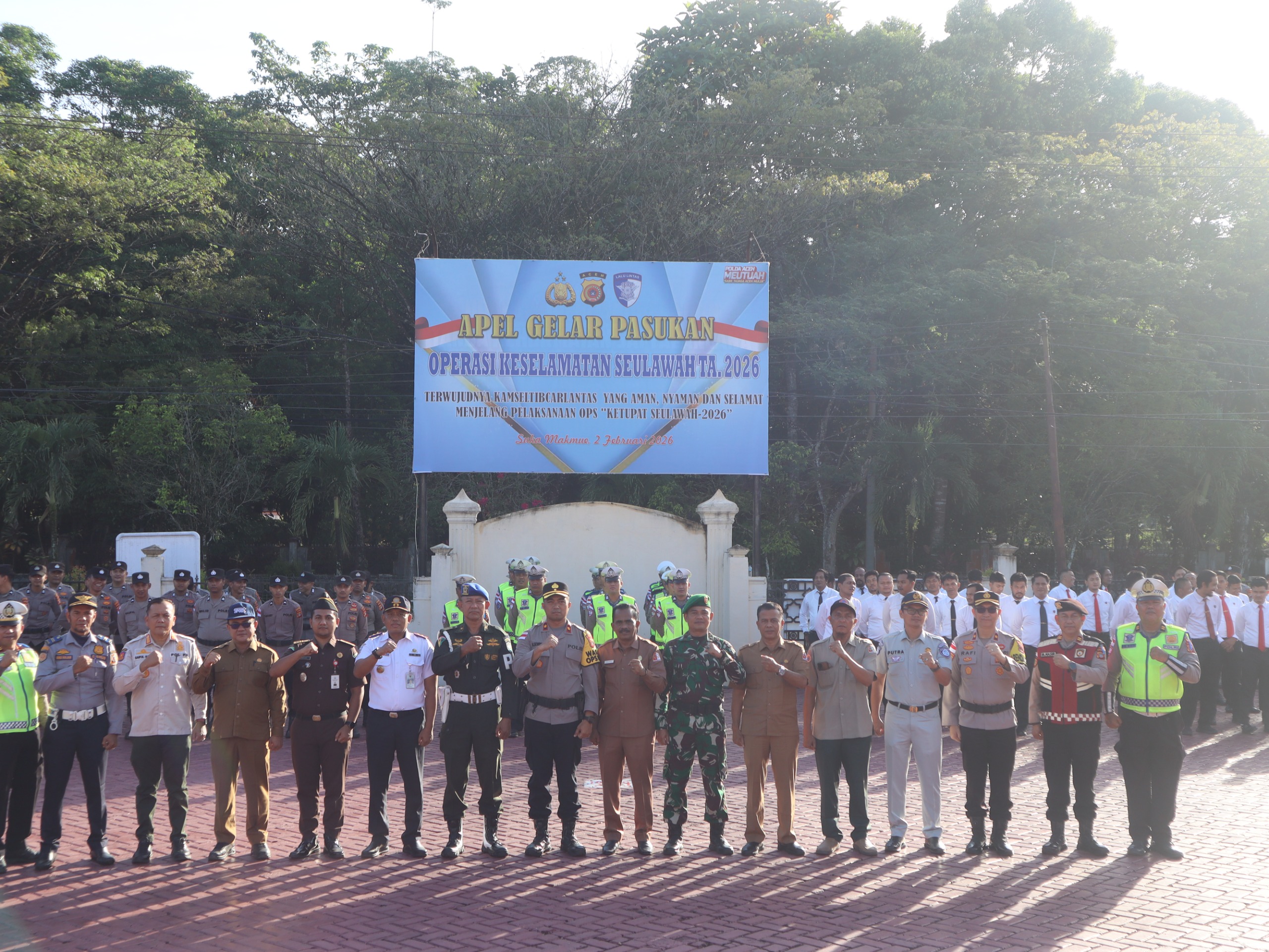 Operasi Keselamatan Seulawah 2026 Resmi Dimulai, Polres Nagan Raya Gelar Upacara Pasukan