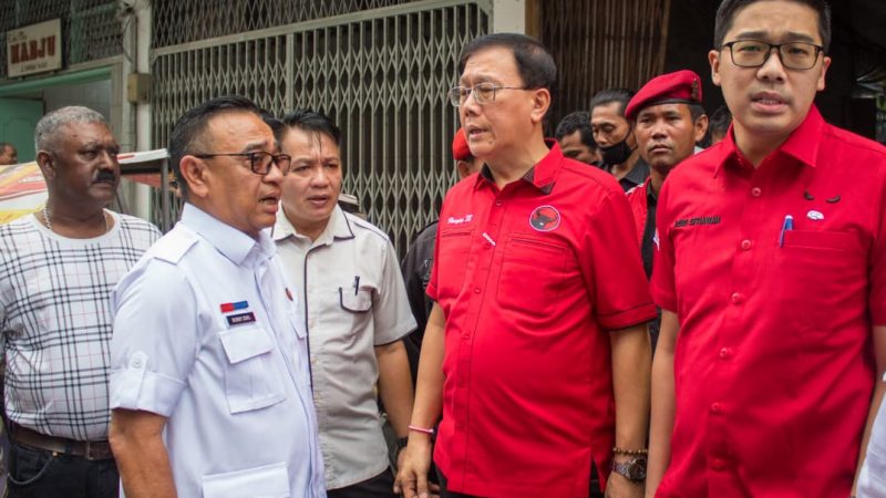 DPC PDI Perjuangan Medan Minta Pengosongan Pasar Sambas Ditunda hingga Usai Lebaran