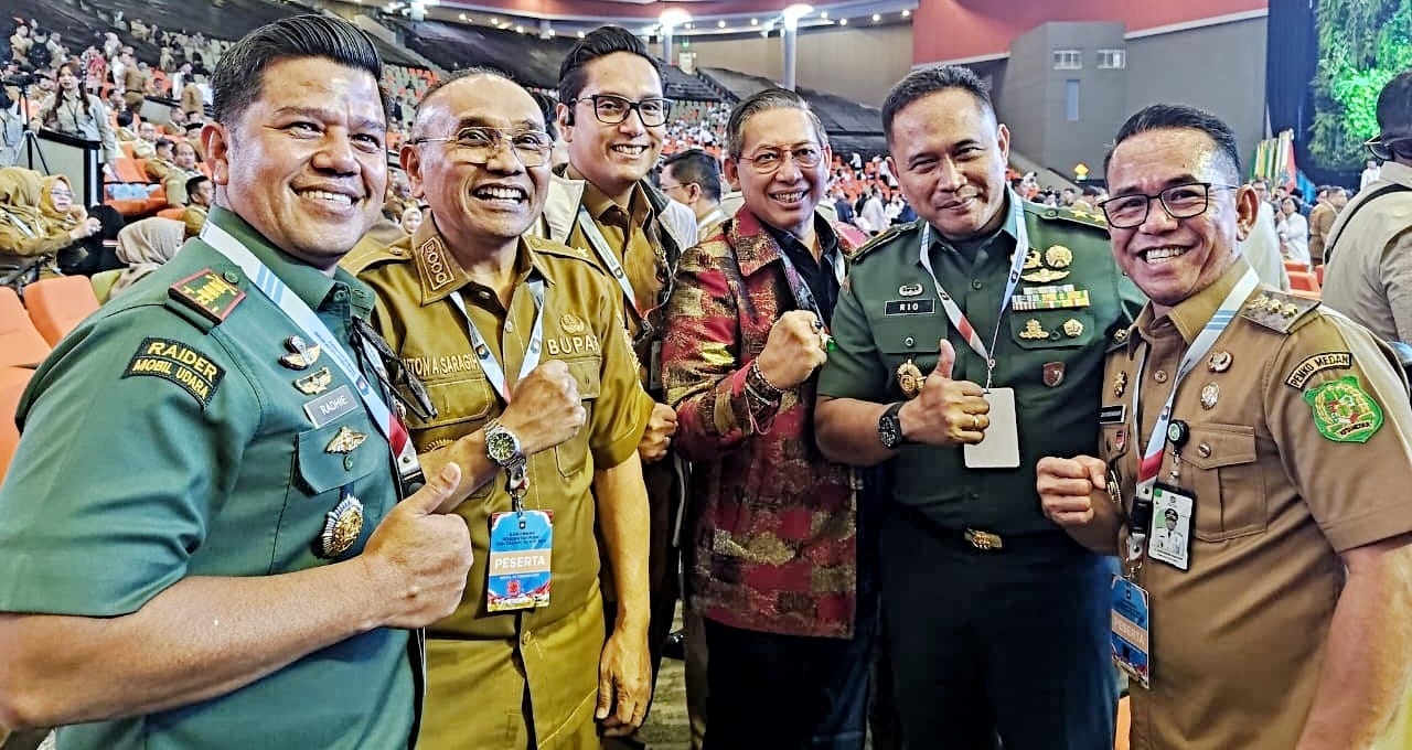 Bupati Simalungun dan Wakil Bupati beserta Forkopimda Hadiri Rakornas Pemerintahan Pusat