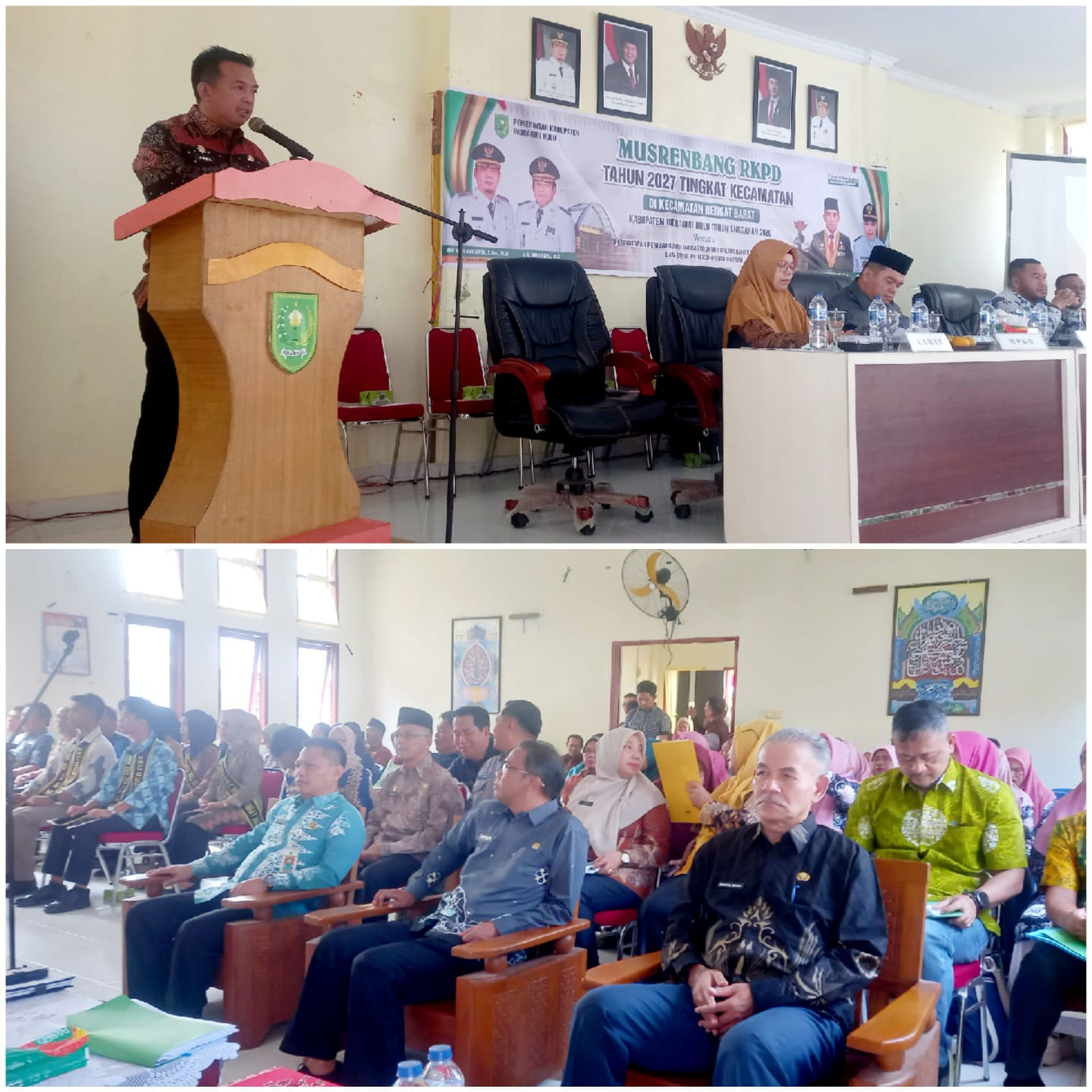 Sekda Inhu Buka Musrenbang Kecamatan Rengat Barat, 15 Usulan Prioritas