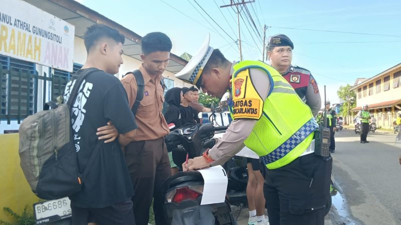 Sat Lantas Polres Nias Masuki Hari Ke Empat Operasi Keselamatan Toba 2026