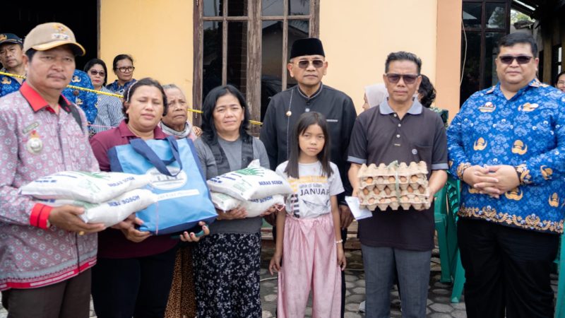 Bupati Simalungun Tinjau Lokasi Kebakaran di Nagori Ujung Bondar, Kecamatan Dolok Panribuan