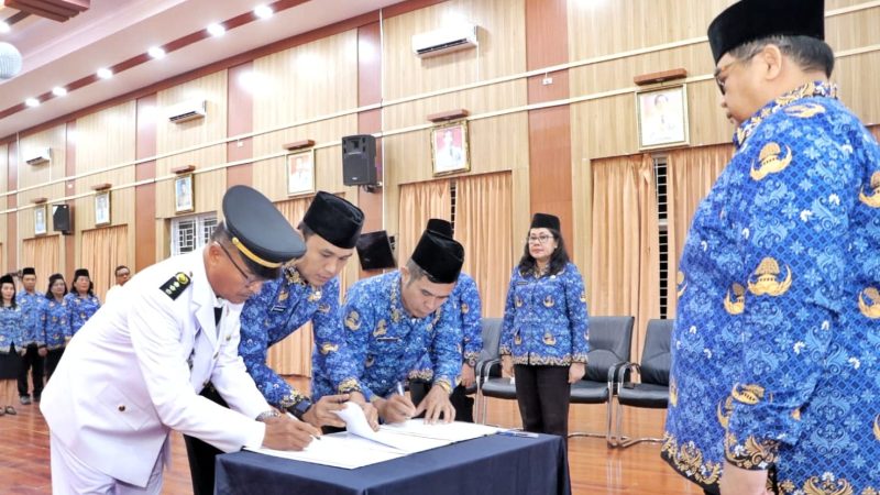 37 Pejabat Administrator dan Pengawas di Lingkungan Pemkab Simalungun Dilantik Tahun 2026