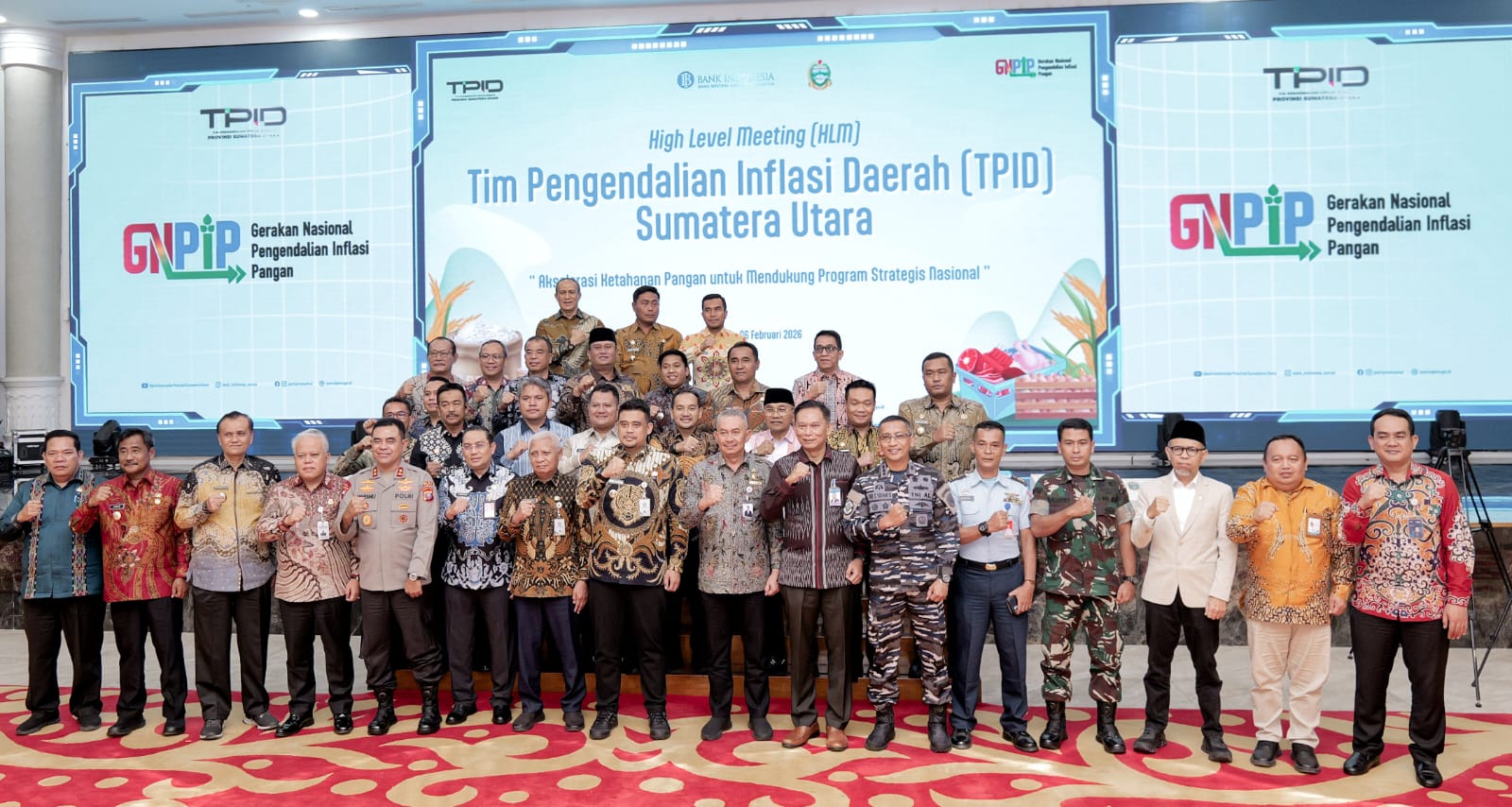 Bupati Simalungun Hadiri HML TPID Sumut: Jaga Kesinambungan Distribusi Pangan Jelang Ramadhan dan Idul Fitri 1447 H
