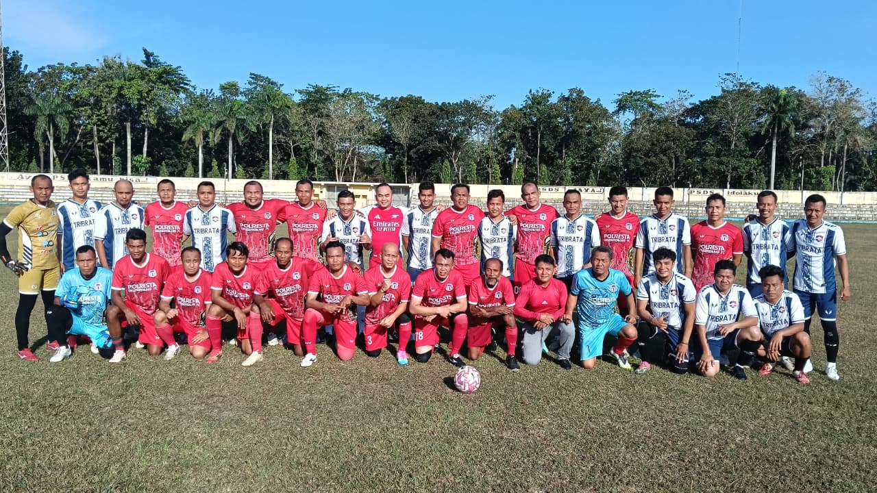 Tim Polres Sergai Berhasil Taklukan Tim Polresta Deli Serdang Dengan Skor 7-6