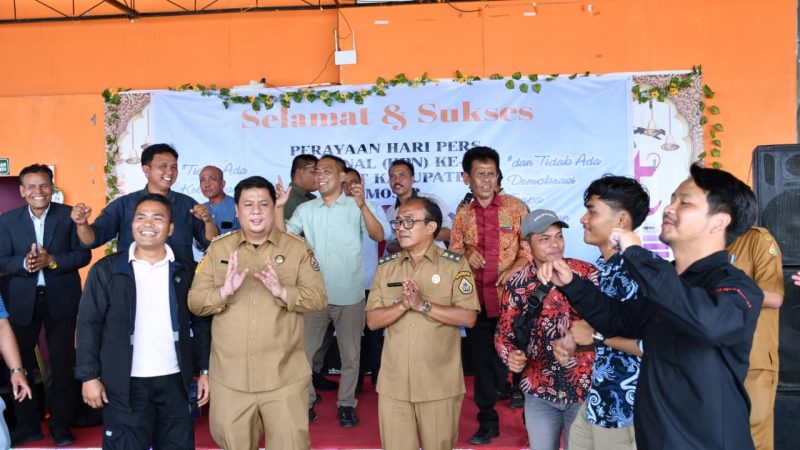 Perayaan Hari Pers Nasional di Samosir, Bupati dan Wabup Samosir Rajut Kebersamaan
