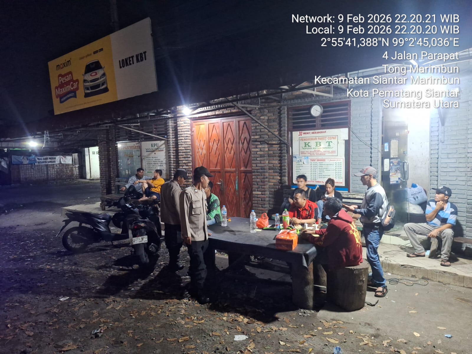 Bhabinkamtibmas Polsek Siantar Marihat Laksanaskan Patroli BLP Ciptakan Suasana Aman dan Kondusif