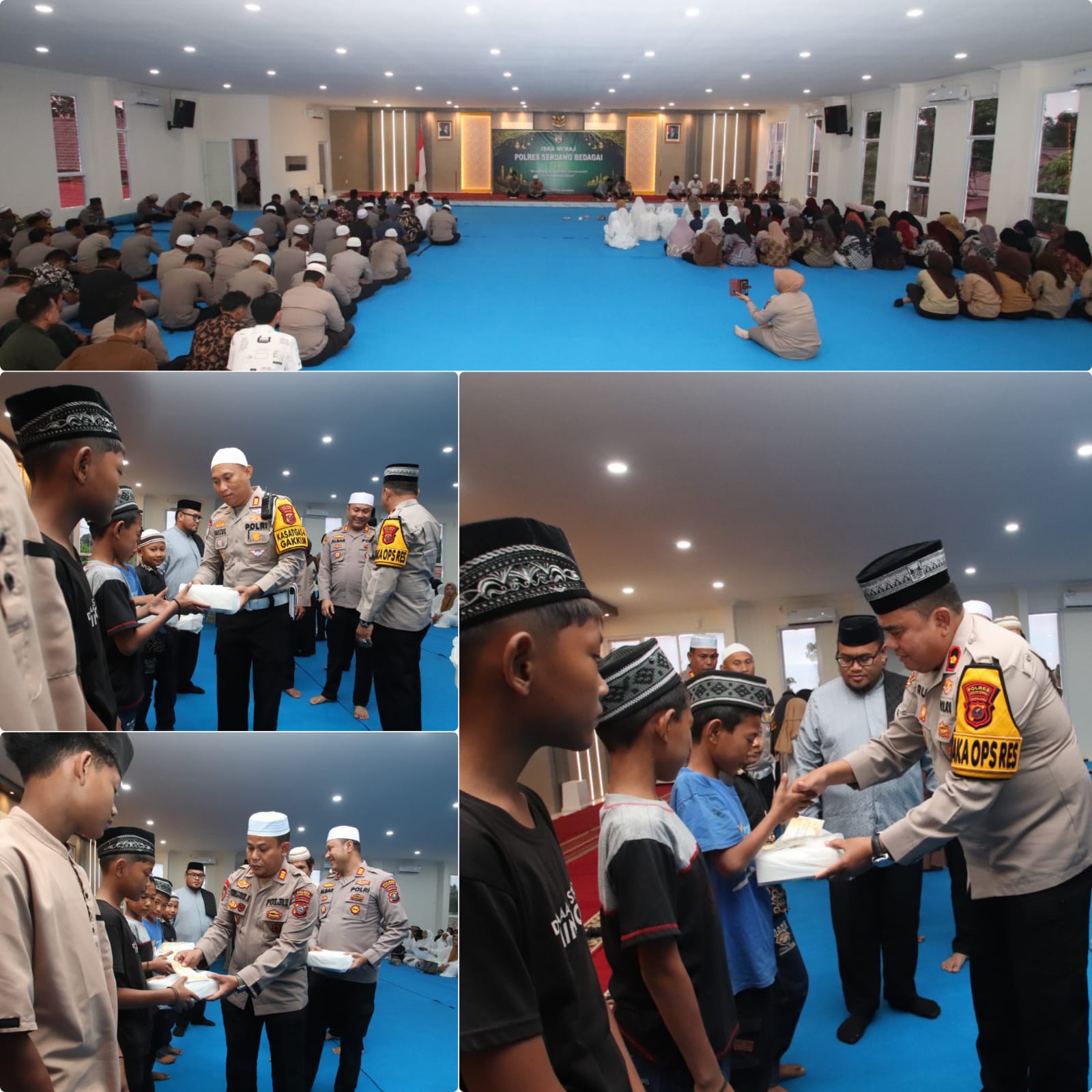Polres Sergai Peringati Isra Mi’raj, Wakapolres : Jadikan Momen Ini Tingkatkan Ketakwaan dan Kepedulian Sosial