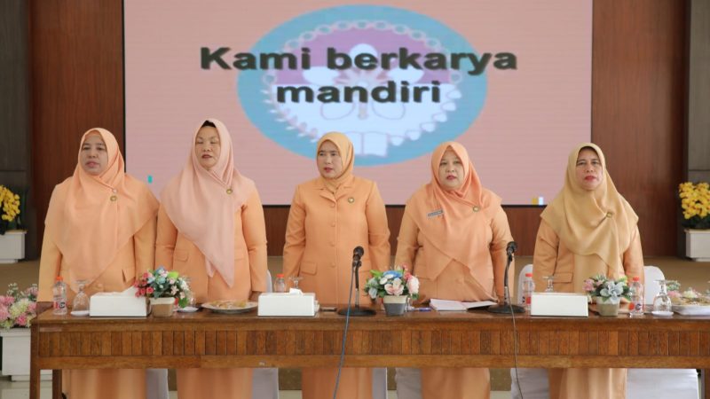 Rapat Koordinasi dan Konsolidasi Program Kerja Dharma Wanita Persatuan Kabupaten Asahan Tahun 2026