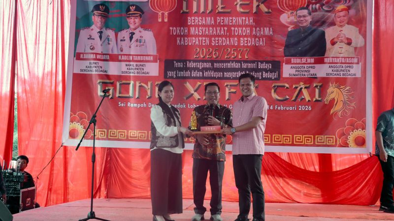 Wabup Sergai Hadiri Perayaan Imlek 2026, Keberagaman dan Kebersamaan Cermin Harmoni Budaya