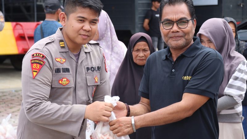 Sambut Bulan Suci Ramadhan 1447 H, Polres Nagan Raya Bagikan 481 Paket Daging Meugang Dan Kurma