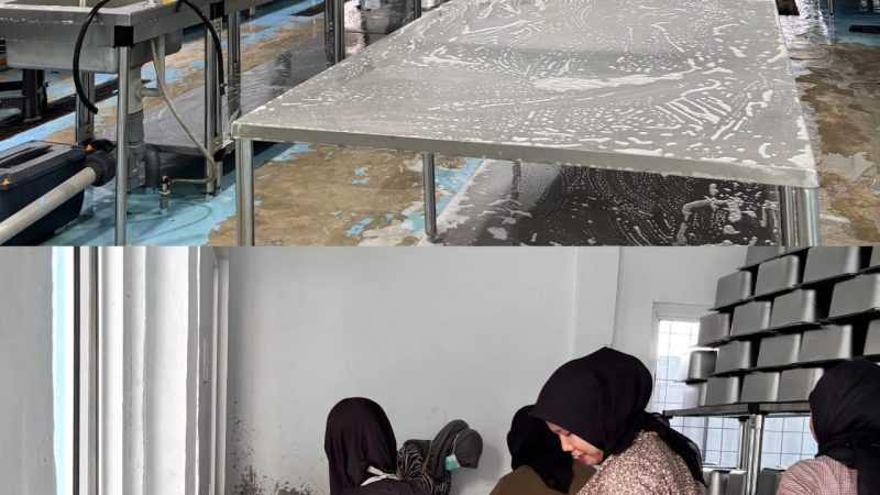 Jaga Kebersihan Area dan Sterilisasi Alat MBG, SPPG Pergulaan Sei Rampah Giat Gotong Royong