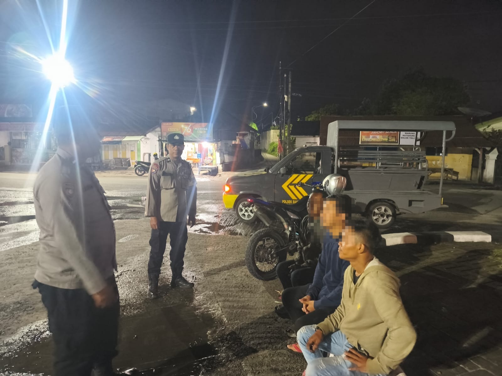Polsek Siantar Marihat Gencarkan Patroli Asmara Subuh Antisipasi Guantibmas