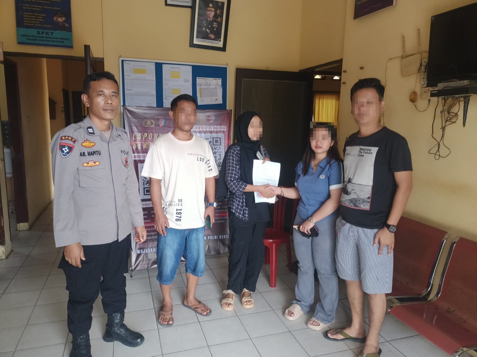 Dengan Problem Solving, Polsek Siantar Martoba Selesaikan Dugaan Selisih Paham Antar Warga