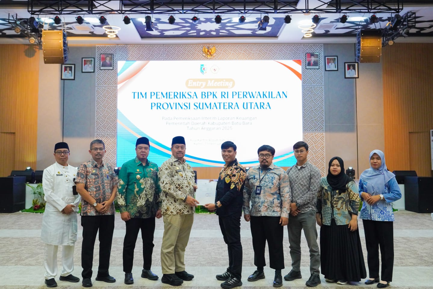Bupati Baharuddin Siagian Sambut Entry Meeting Pemeriksaan Interim LKPD TA 2025 oleh BPK RI Perwakilan Sumatera Utara