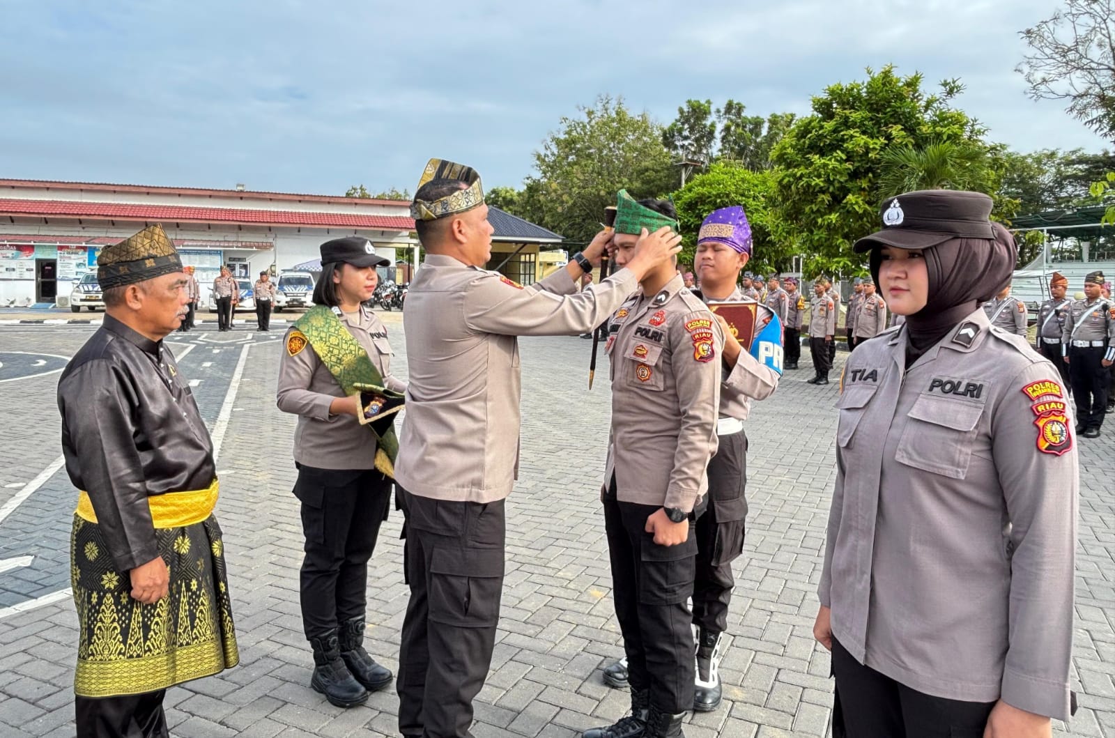 Wujudkan dan Lestarikan Budaya, Kapolres Inhu Bersama LAMR Launching Program Polda Riau