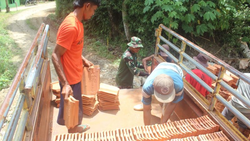 RTLH TMMD 127 Gunakan Genting Soka, Dukung Program Presiden