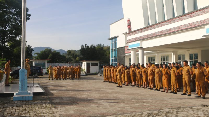 Bupati Taput Pimpin Apel Gabungan, Tekankan Kesiapsiagaan dan Perencanaan Terintegrasi