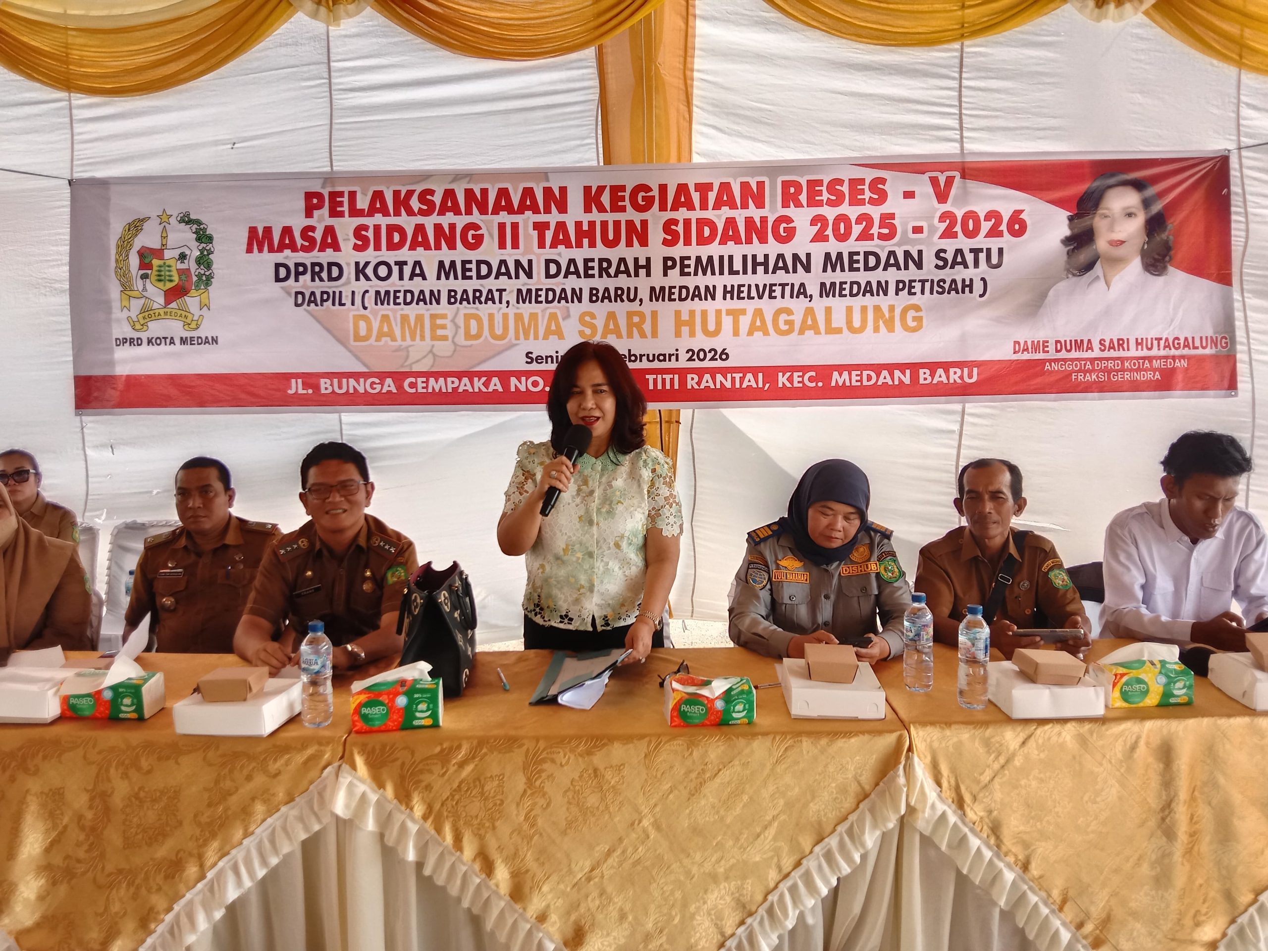 Reses Sesi III Dame Duma Sari Hutagalung Terima Keluhan Banjir, BPJS kesehatan, Hingga Bantuan Sosial 