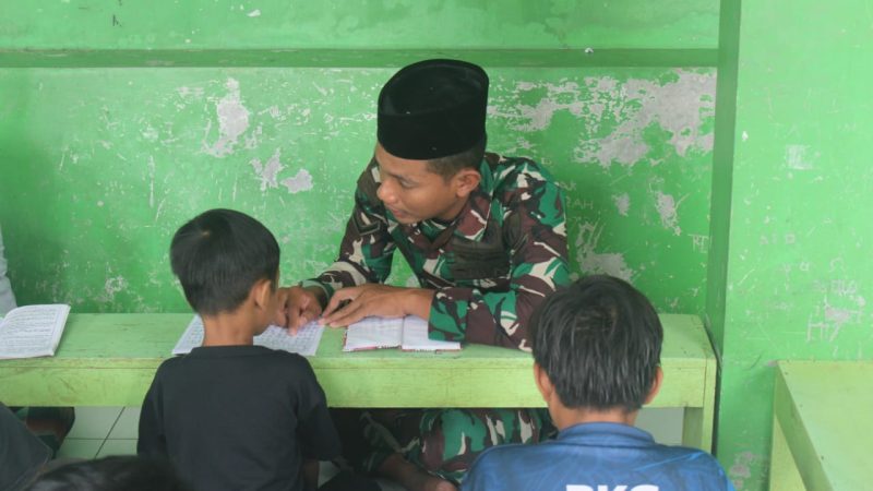 Saat Prajurit Menjadi Guru, Ramadhan Pun Kian Bermakna