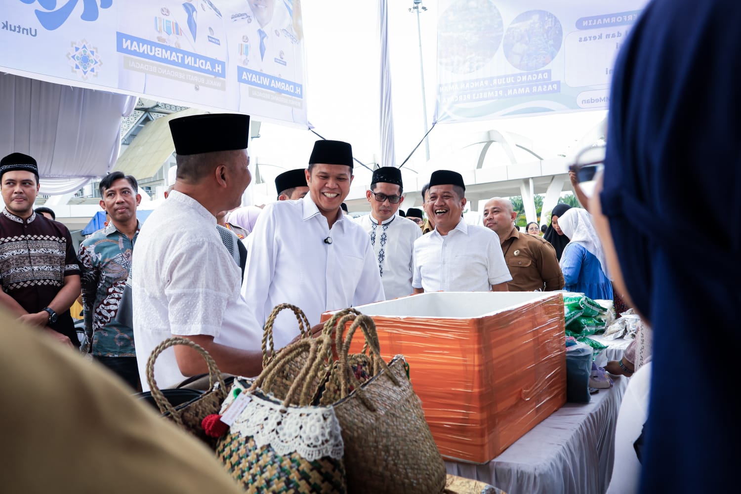 Wabup Sergai Buka Bazar Ramadhan 1447 H, Hadirkan 60 Stand UMKM dan Pasar Murah