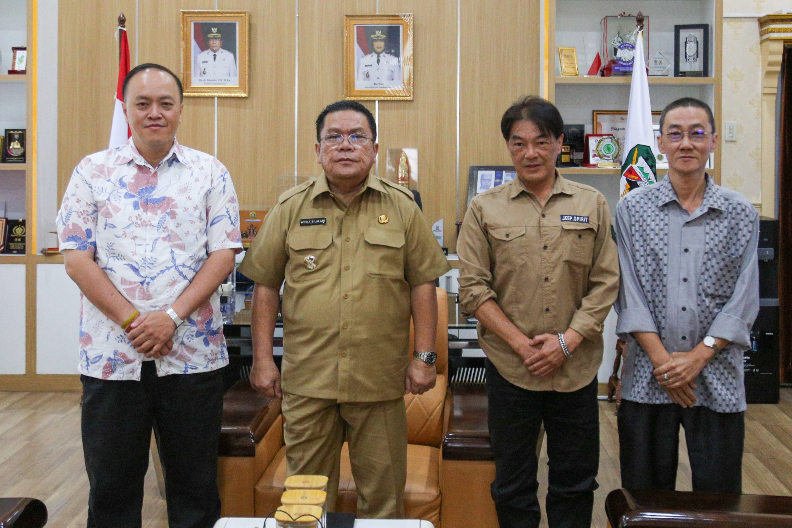 Wali Kota Wesly Silalahi SH MKn Terima a Audiensi Pengurus DPD Walubi Kota Pematangsiantar