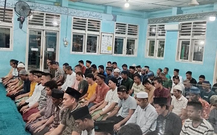 Semarak Ramadan, Lapas Rantauprapat Gelar Salat Tarawih Berjamaah Bersama WBP