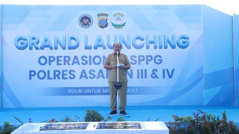Wakapolda Sumut Meresmikan Operasional SPPG Polres Asahan Iii Dan Iv