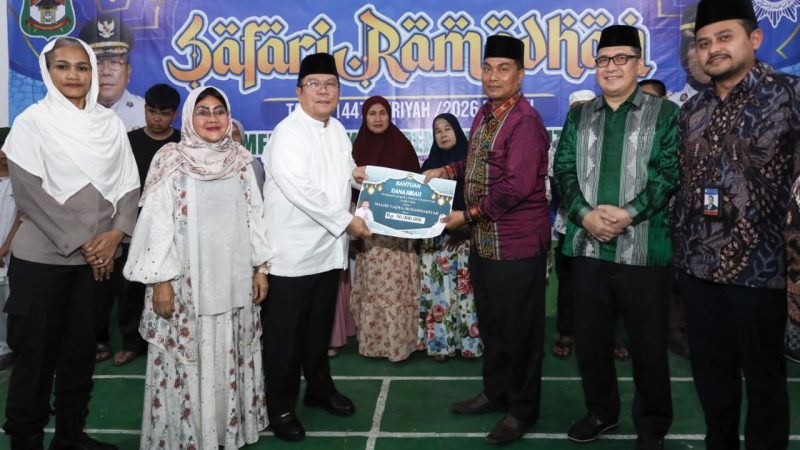 Wali Kota Wesly Silalahi Hadiri Acara Safari Ramadhan Pemko Pematangsiantar di Aula Masjid Muhammadiyah Jalan Merdeka