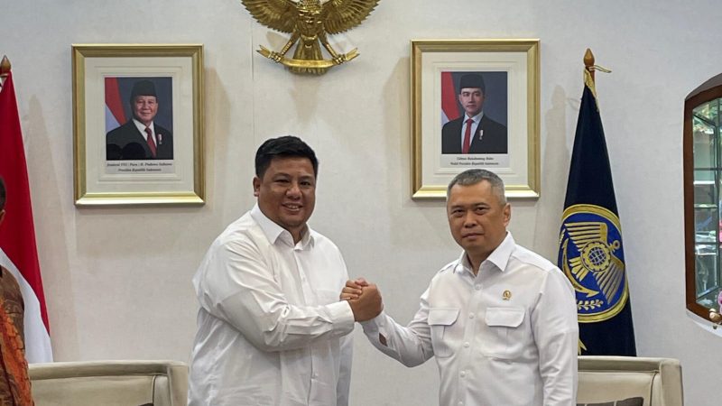 Temui Menteri Perhubungan, Bupati Samosir Dorong Pembukaan Jalur Penyeberangan Danau Toba menuju Tongging