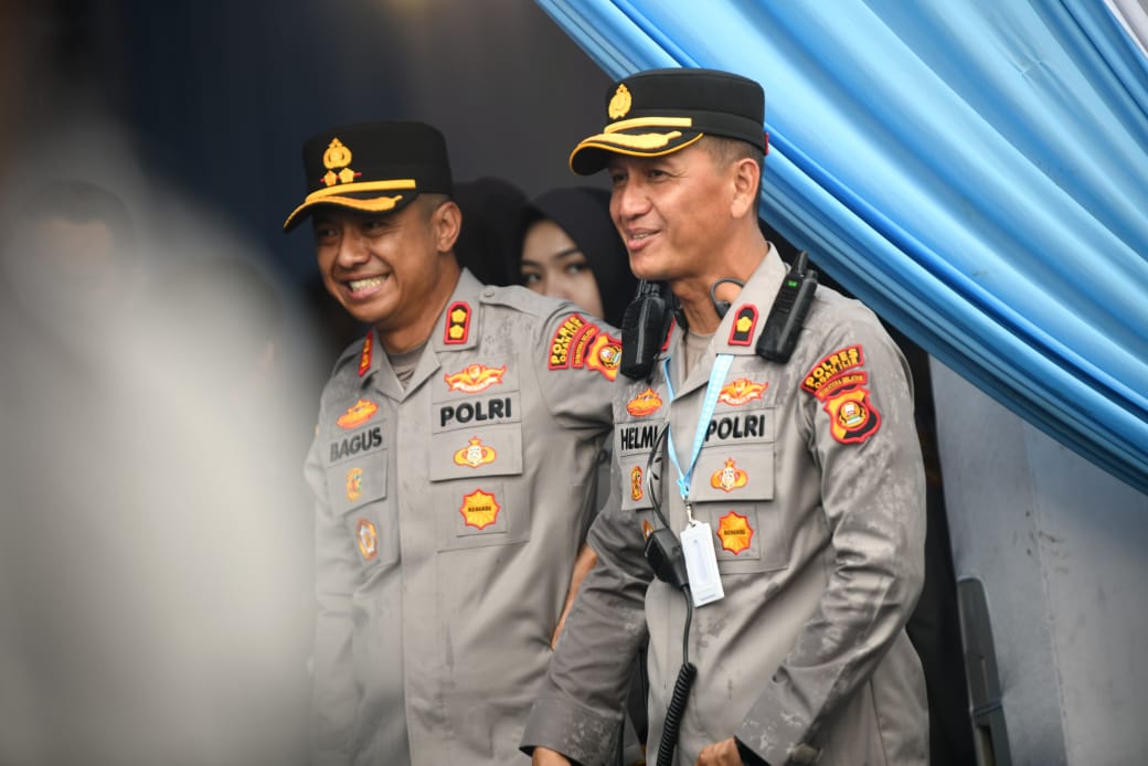 Pasangan Duet Kapolres – Wakapolres Ogan Ilir Selalu Sigap Pimpin Pengamanan Kunker Presiden RI, Wapres Dan Kapolri