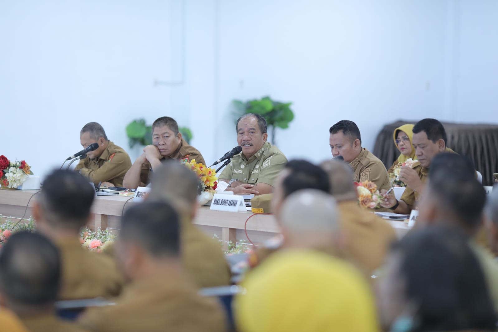 Bupati Asahan Buka Rakorpem Bulan Maret 2026