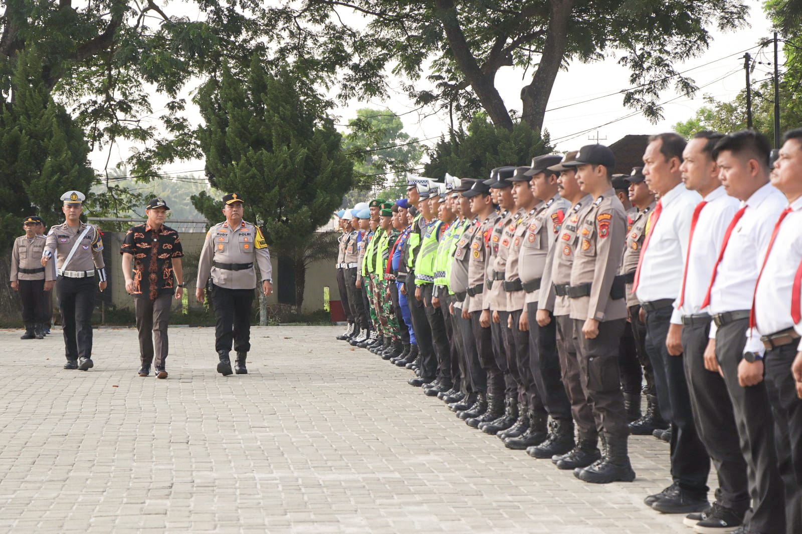 Apel Gelar Pasukan Operasi Ketupat Toba 2026, Polres Sergai Siap Amankan Mudik Lebaran