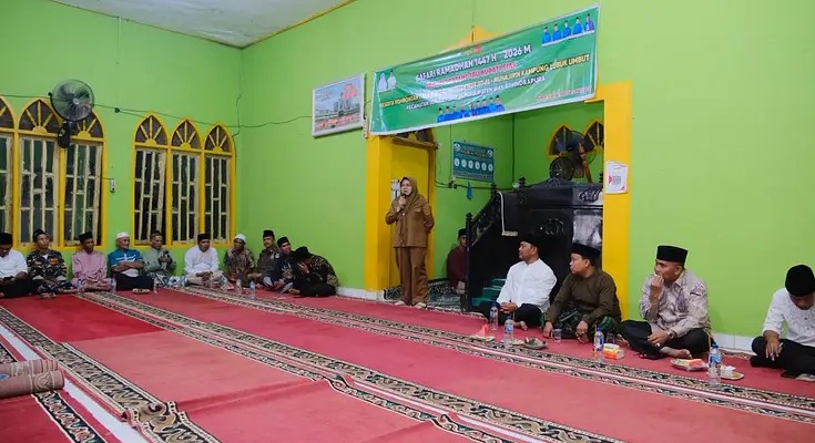 Safari Ramadan di Pedalaman Sungai Mandau, Bupati Siak Serap Aspirasi Warga Dusun Bumi Japan