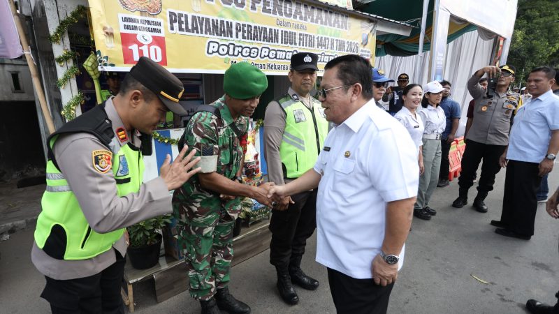 Wali Kota Pematangsiantar Bersama Forkopimda Kunjungi Pos Pam dan Pos Yan Hari Raya Idul Fitri Tahun 2026