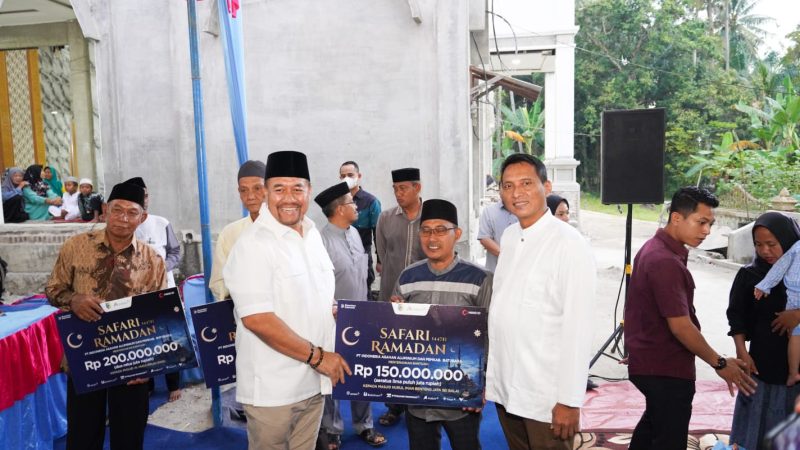 PT Inalum Safari Ramadhan Bersama Bupati Baharuddin Siagian di Datuk Tanah Datar