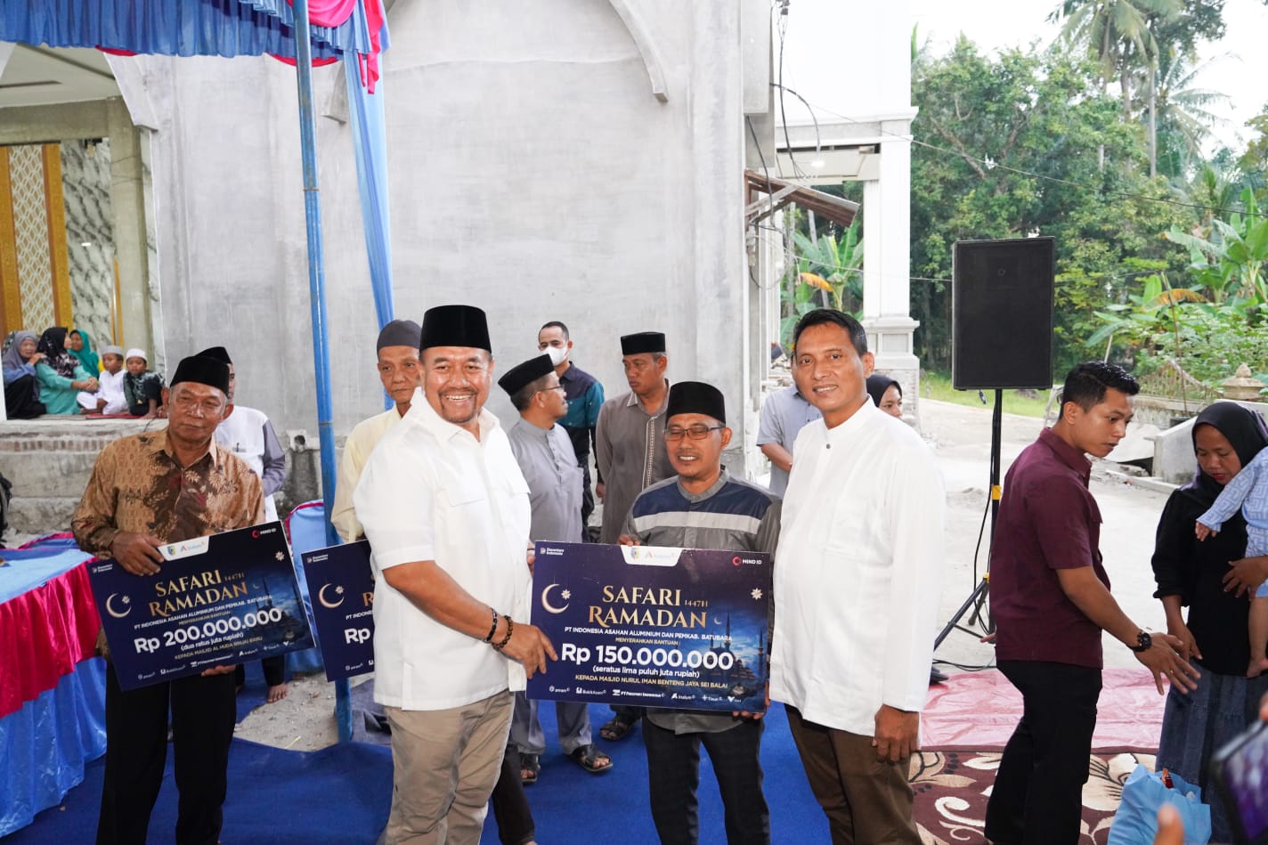 PT Inalum Safari Ramadhan Bersama Bupati Baharuddin Siagian di Datuk Tanah Datar