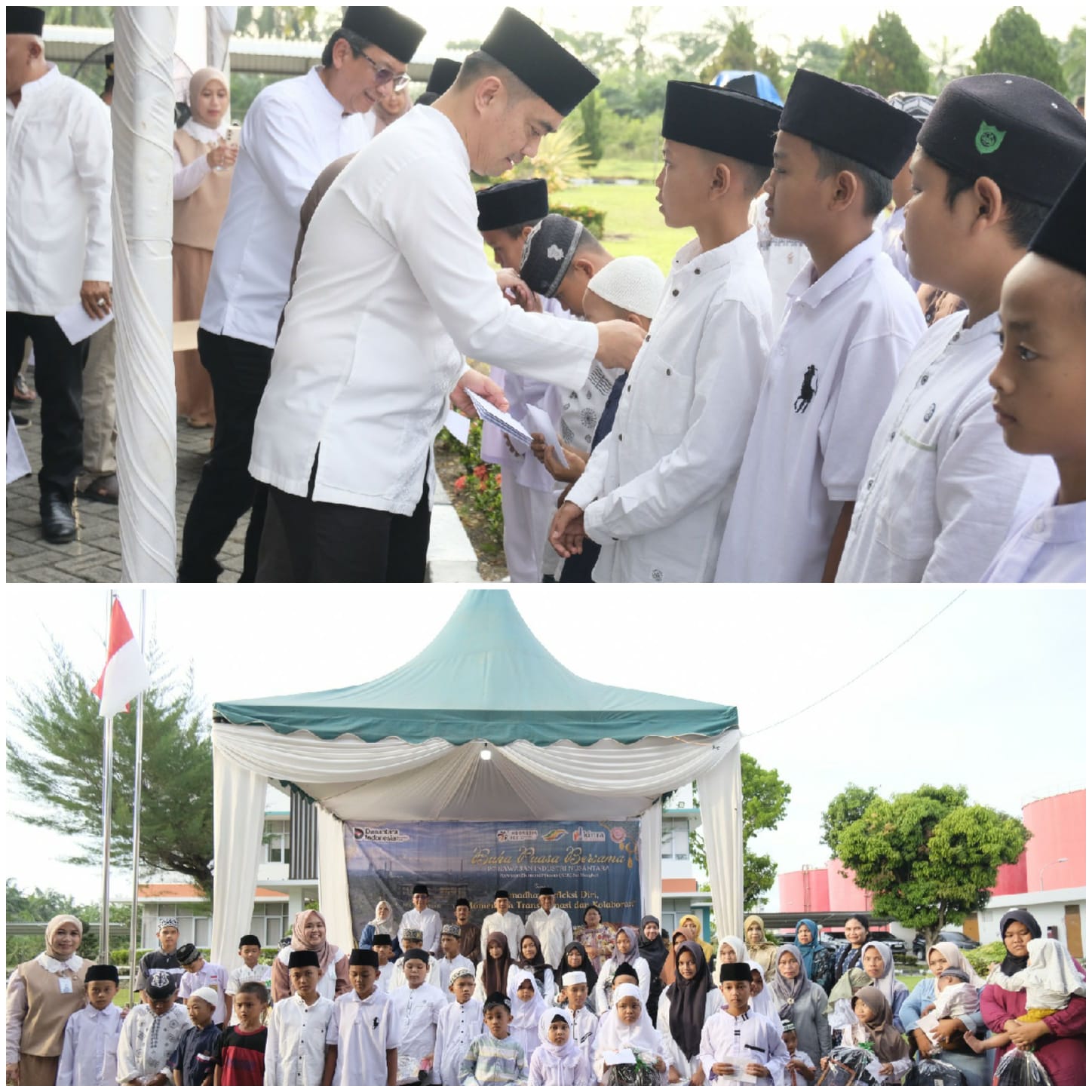 Raih Keberkahan di Bulan Suci Ramadhan 1447H/2026 M, PT Kawasan Industri Nusantara Santuni Anak Yatim Piatu dan Berbagi dengan Kaum Dhuafa di Sekitar KEK Sei Mangkei