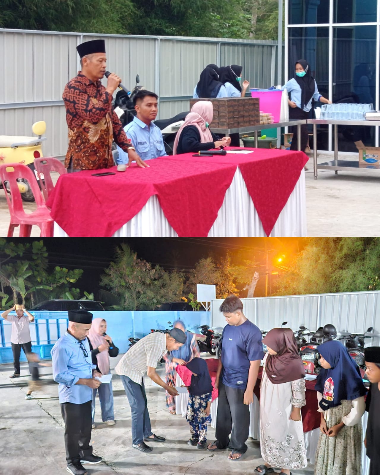Dapur SPPG Pematang Cermai Gelar Syukuran Sekaligus Buka Puasa Bersama dan Santuni Anak Yatim
