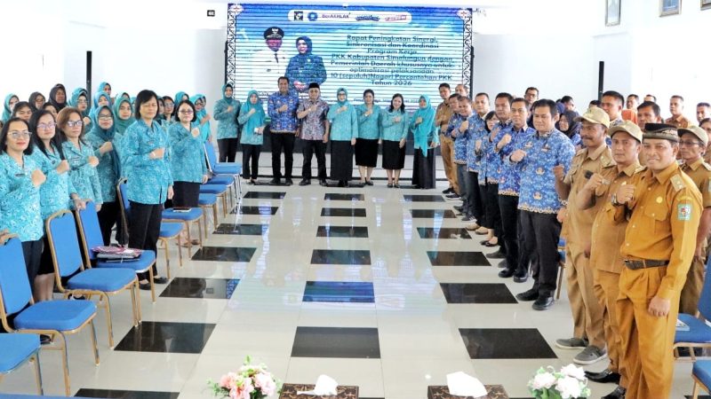 Optimalisasi Pelaksanaan Nagori Percontohan 2026, TP PKK Kabupaten Simalungun Gelar Rakor Program Kerja