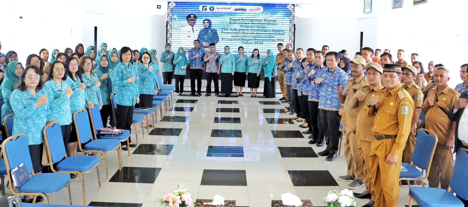 Optimalisasi Pelaksanaan Nagori Percontohan 2026, TP PKK Kabupaten Simalungun Gelar Rakor Program Kerja