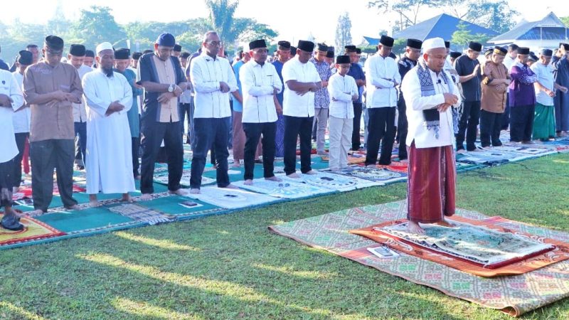 Pemkab Simalungun Gelar Shalat Idul Fitri 1447 H/2026 M di Halaman Kantor Bupati