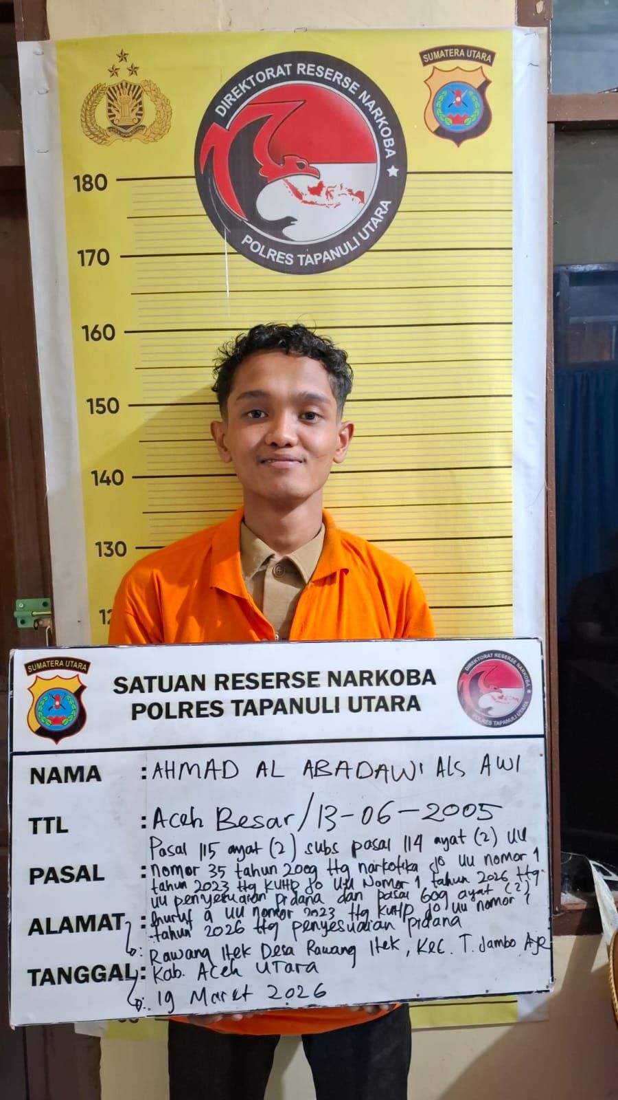 Polres Taput Gagalkan Pengiriman Narkotika Antar Propinsi Melalui Bandara Silangit Siborongborong Taput